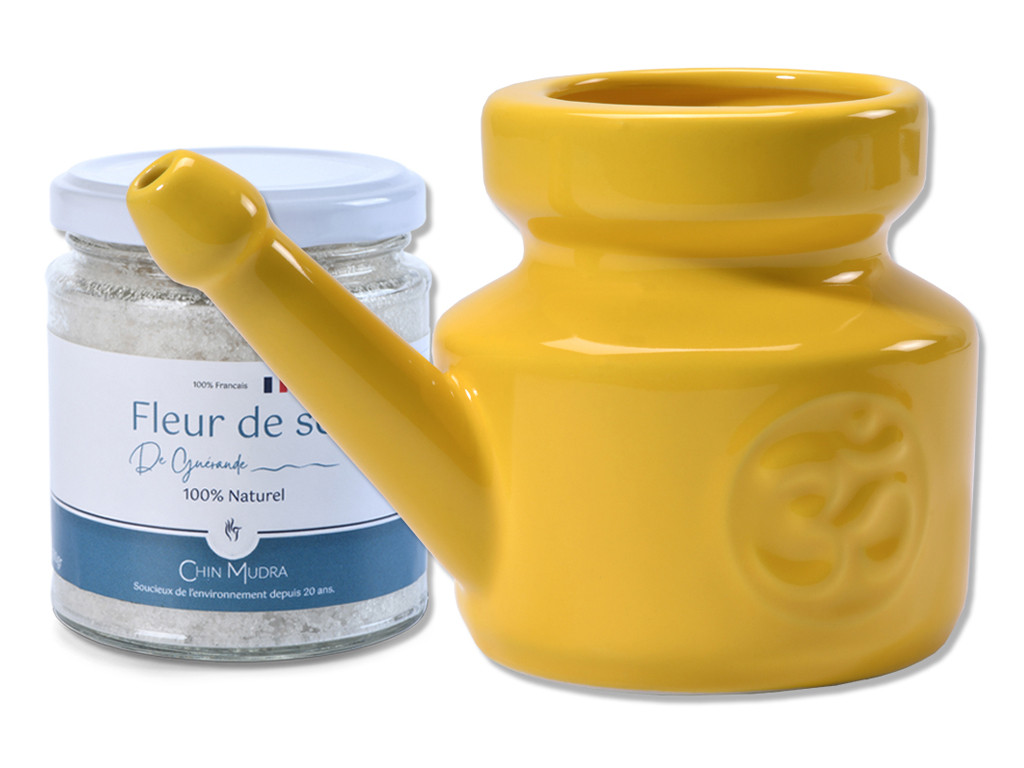 Kit Lota 400ml et Fleur de Sel Jaune Safran