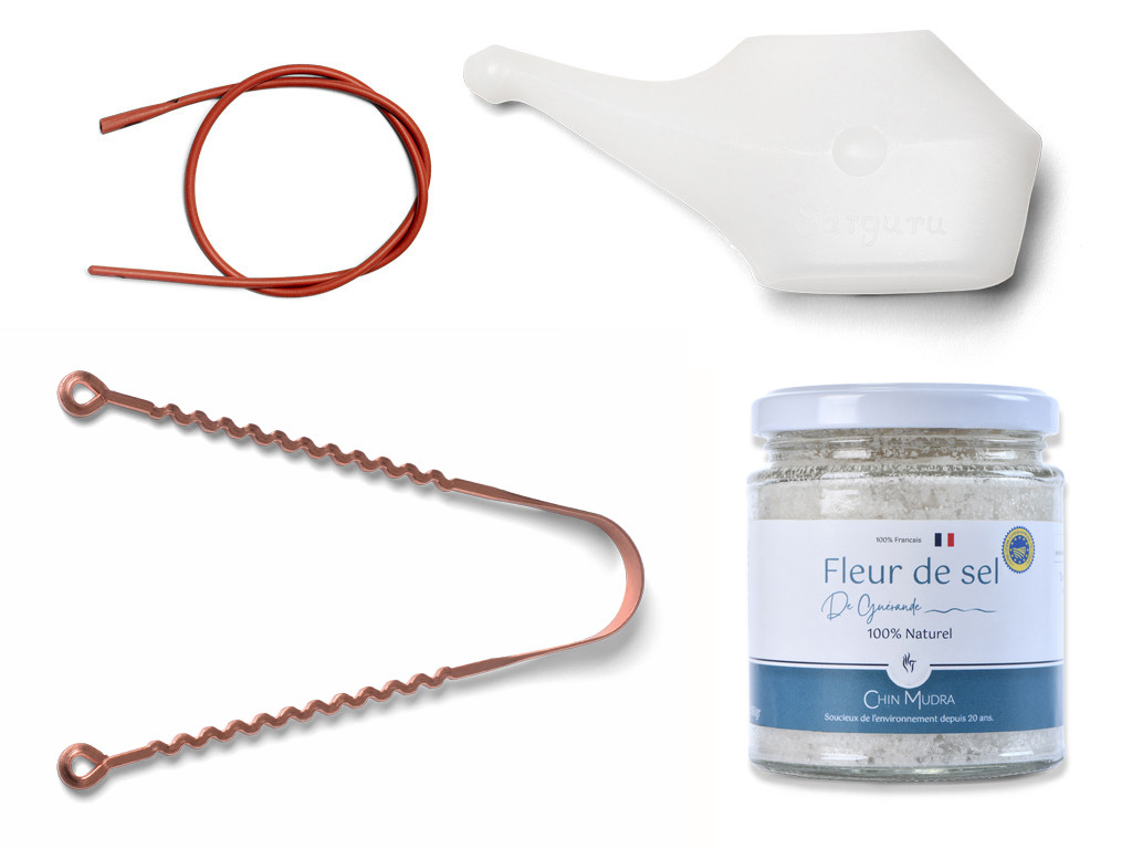 Kit Lota Jala Neti complet Cuivre 200 ml