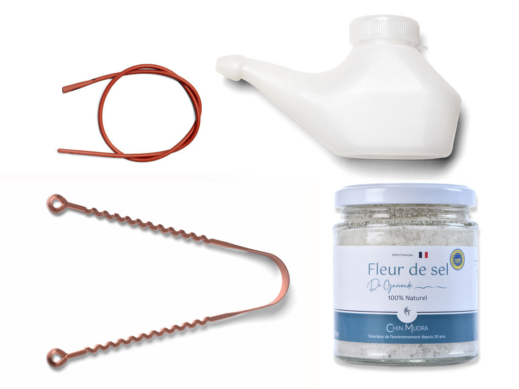 Kit Lota Jala Neti complet Cuivre 250 ml