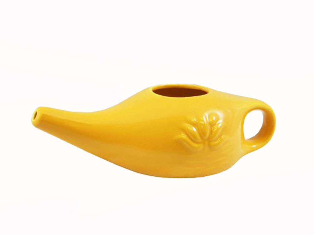Kit Lota Jala Neti complet Porcelaine Jaune Safran 250 ml