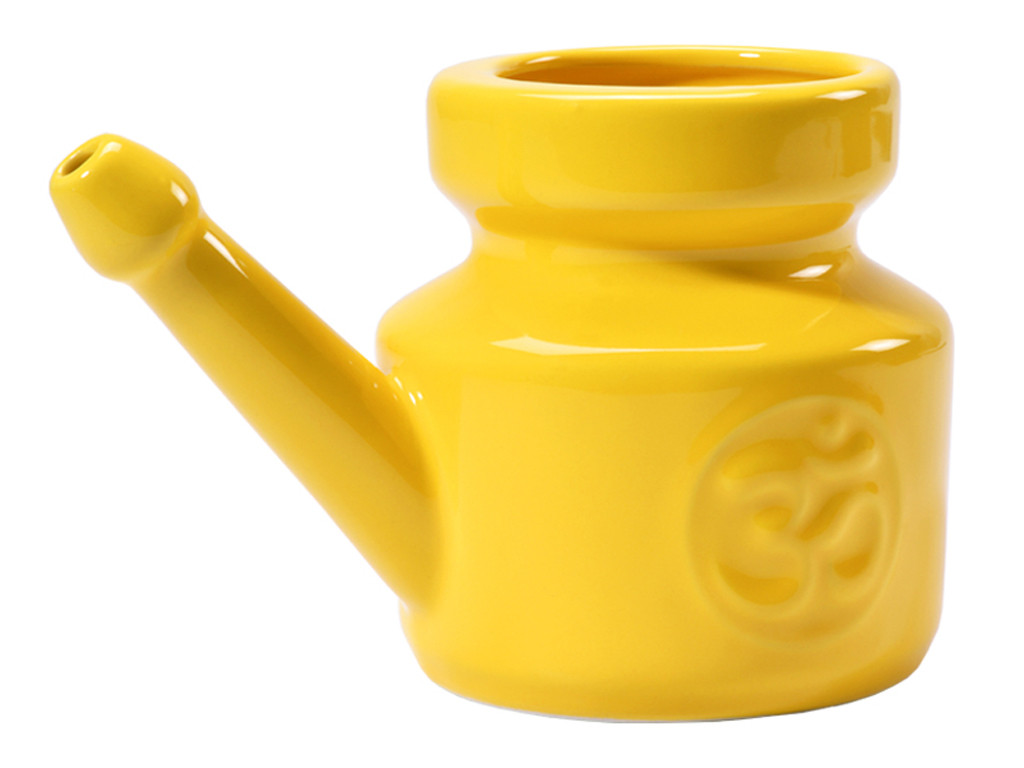 Kit Lota Jala Neti complet Porcelaine Jaune Safran 400 ml