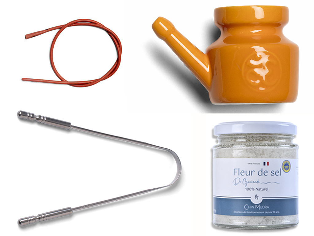 Kit Lota Jala Neti complet Porcelaine Orange Safran 400 ml