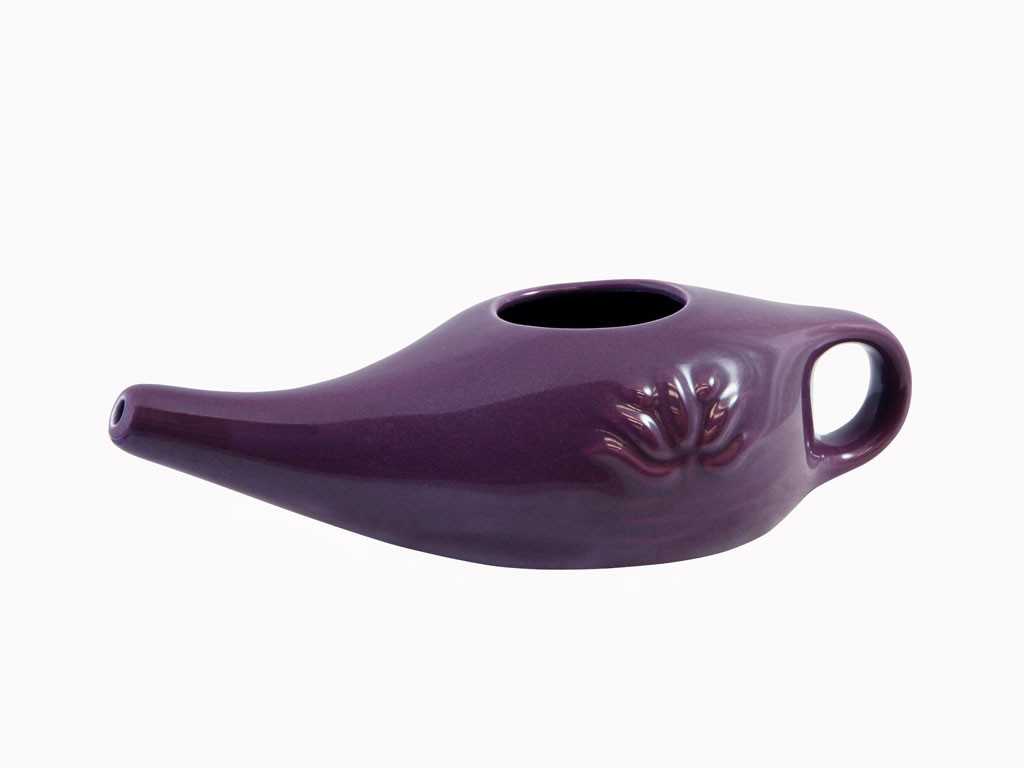 Kit Lota Jala Neti complet Porcelaine Prune 250 ml