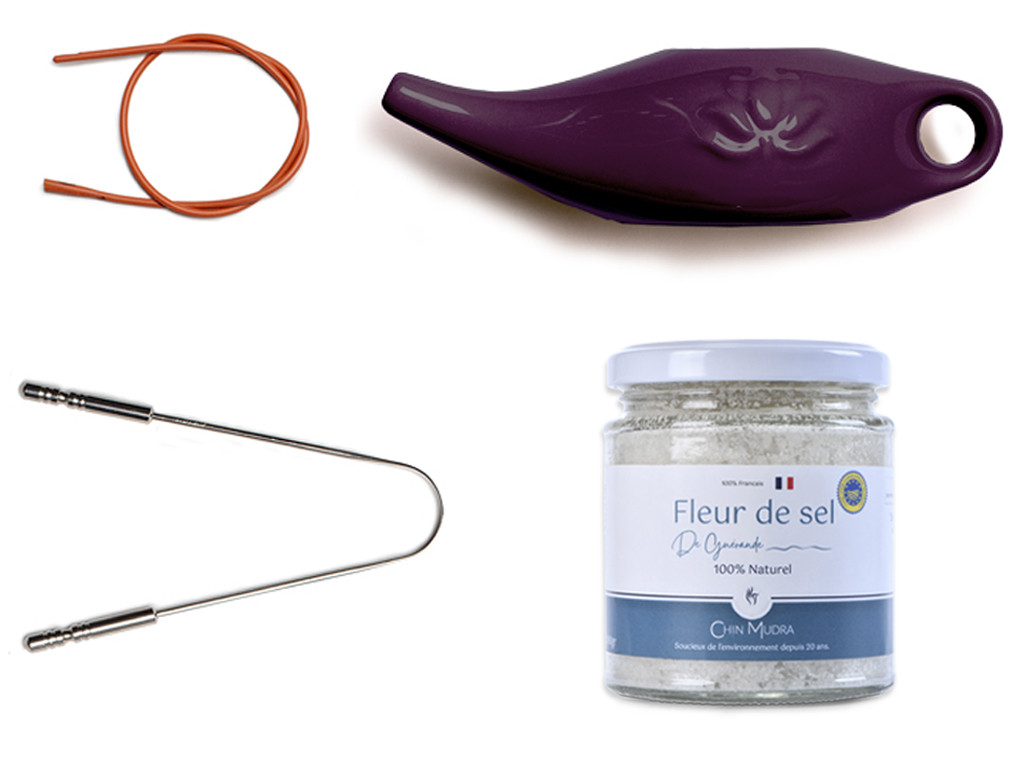 Kit Lota Jala Neti complet Porcelaine Prune 250 ml