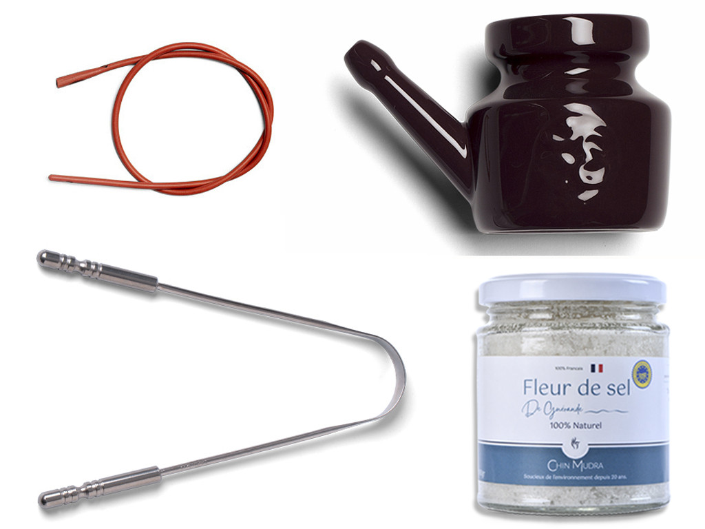 Kit Lota Jala Neti complet Porcelaine Prune 400 ml