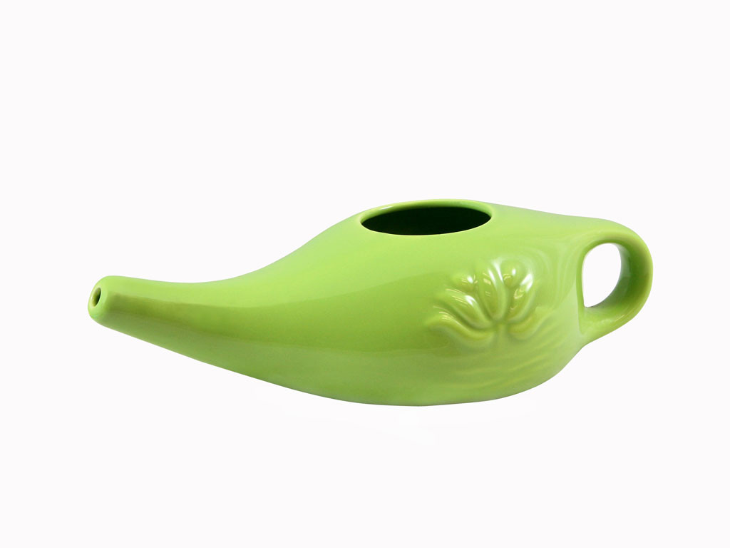 Kit Lota Jala Neti completo Porcelana Verde Almendra 250 ml