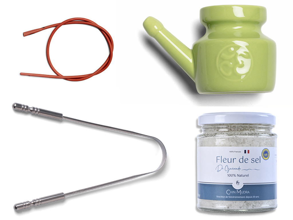 Kit Lota Jala Neti complete Porcelain Almond Green 400 ml