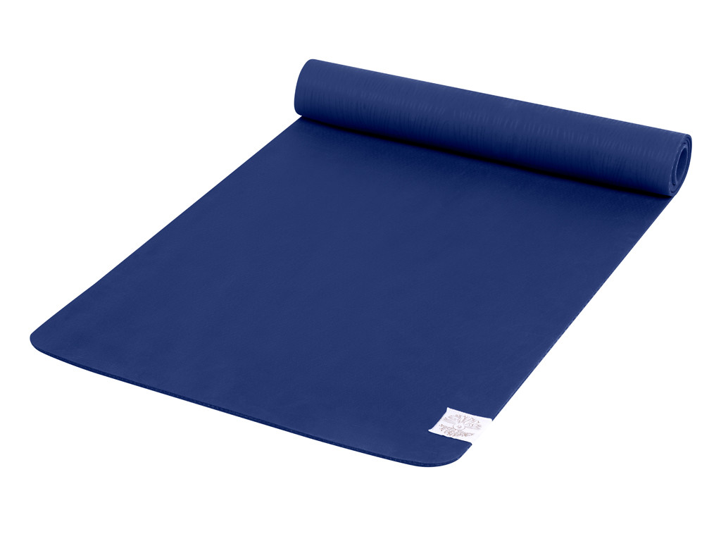 Kit de tapete e bolsa natural Azul