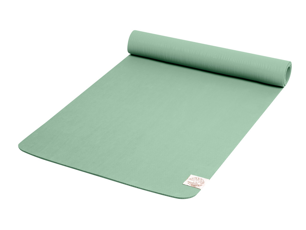 Kit tappetino e borsa naturale Mandorla Verde