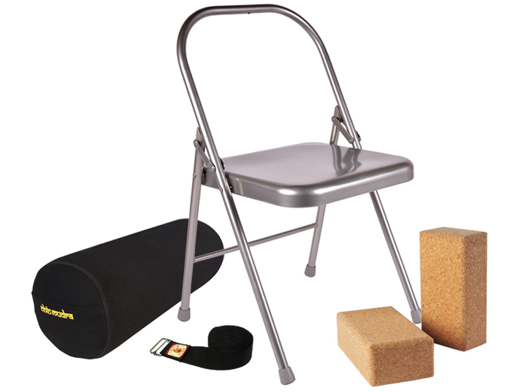 Kit yoga Iyengar Gris