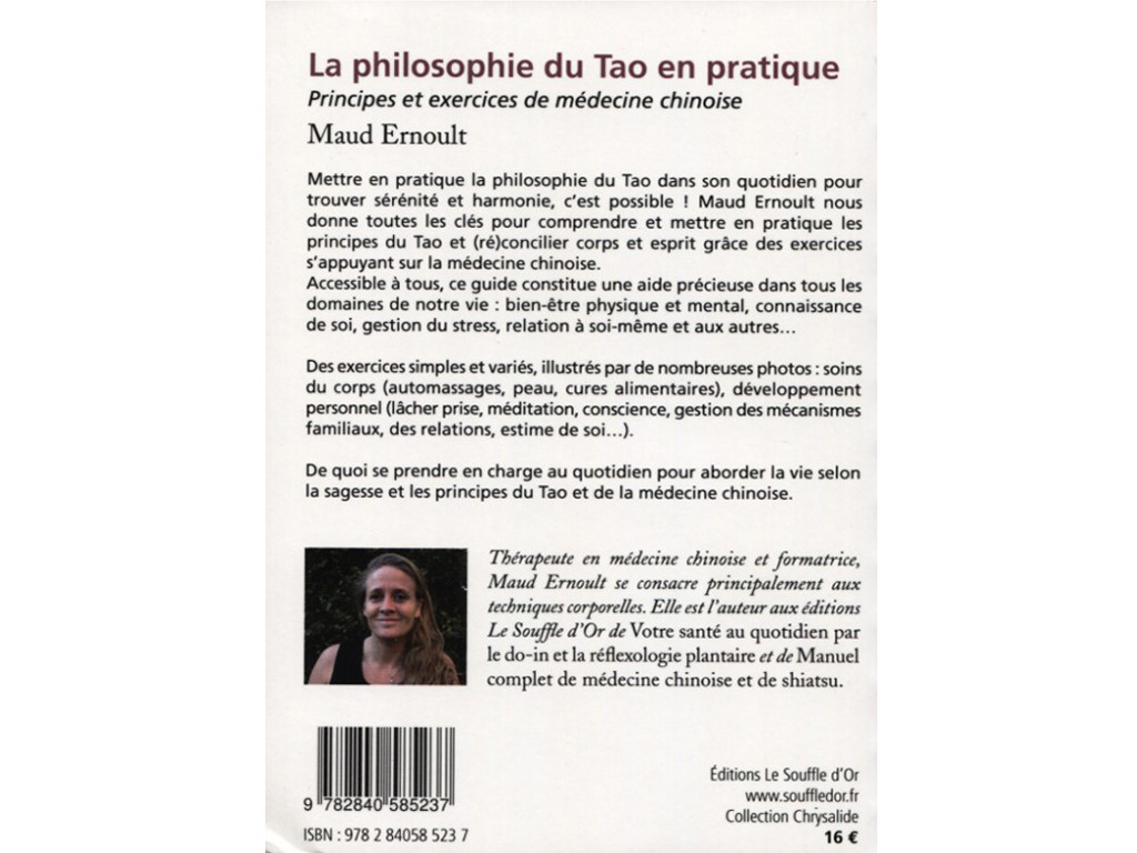 La Philosophie du Tao en Pratique Maud Ernoult