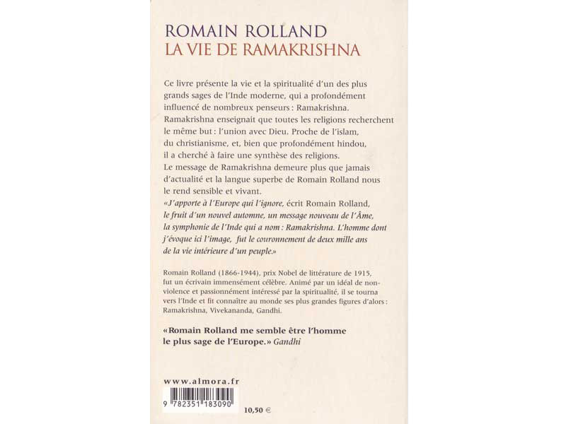 La Vie de Vivekananda Romain Rolland