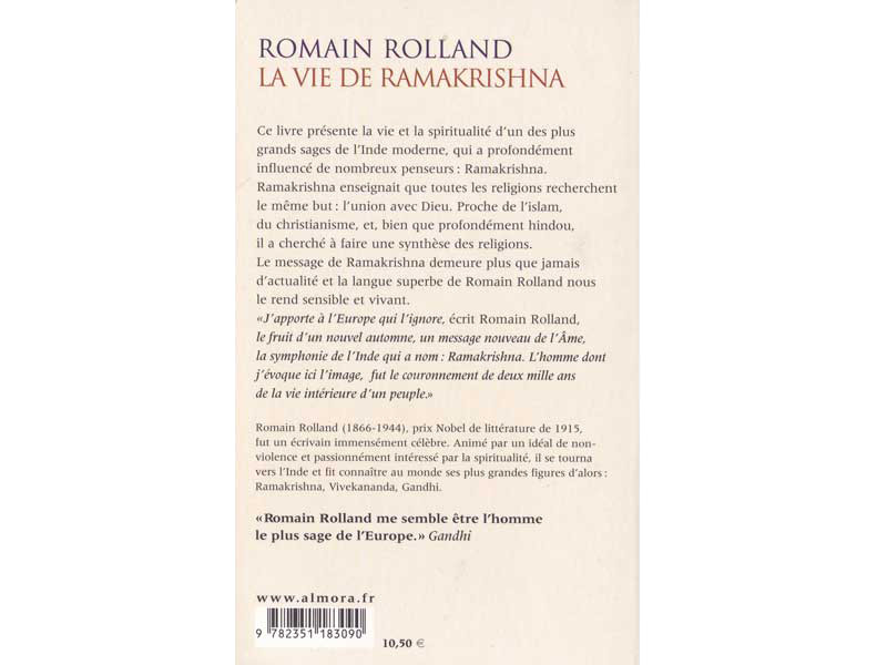 La Vie de Vivekananda Romain Rolland