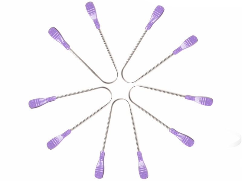 Lot de 10 Grattes langue Ergonomia 100% inox