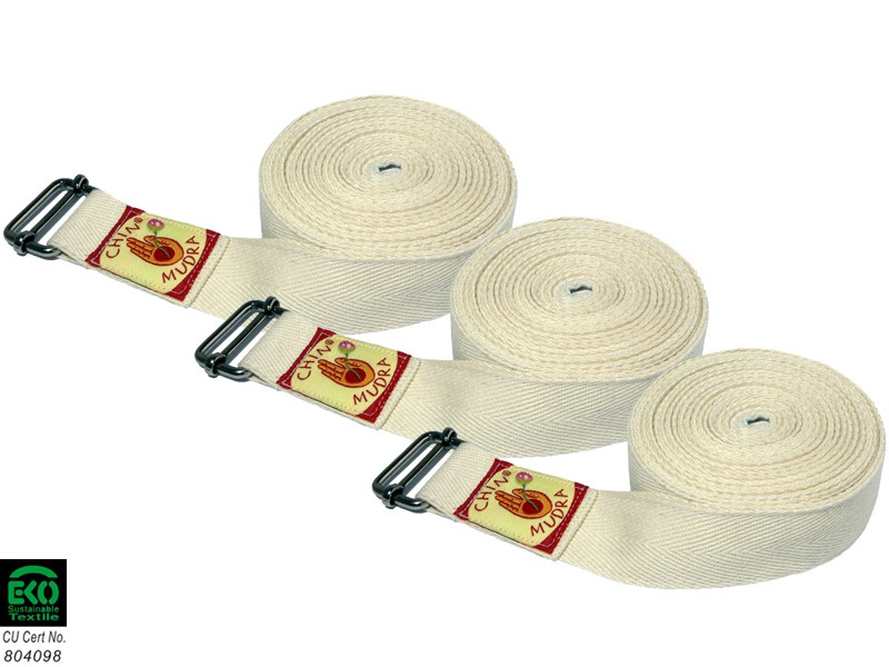 Sangles de yoga Iyengar - 100% Bio Lot de 12
