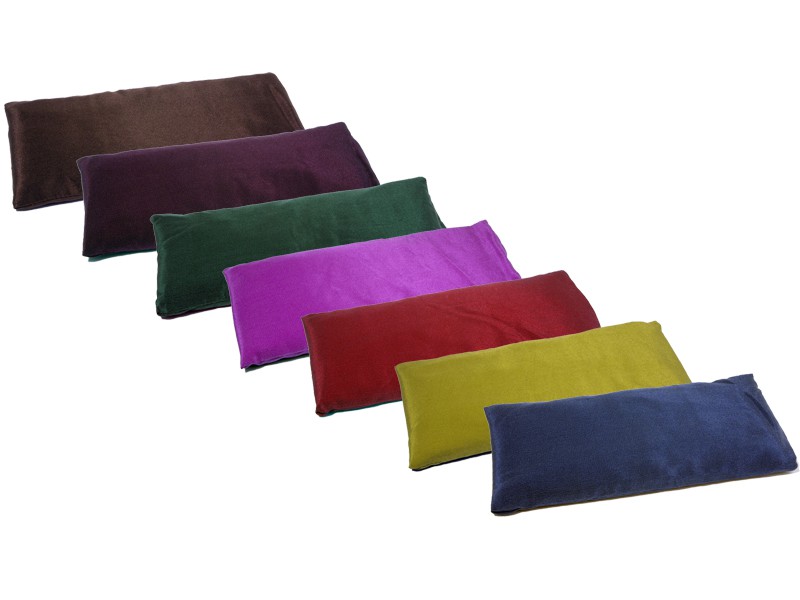 Coussinets pour les yeux - Soie naturel & Lin bio Lot de 7