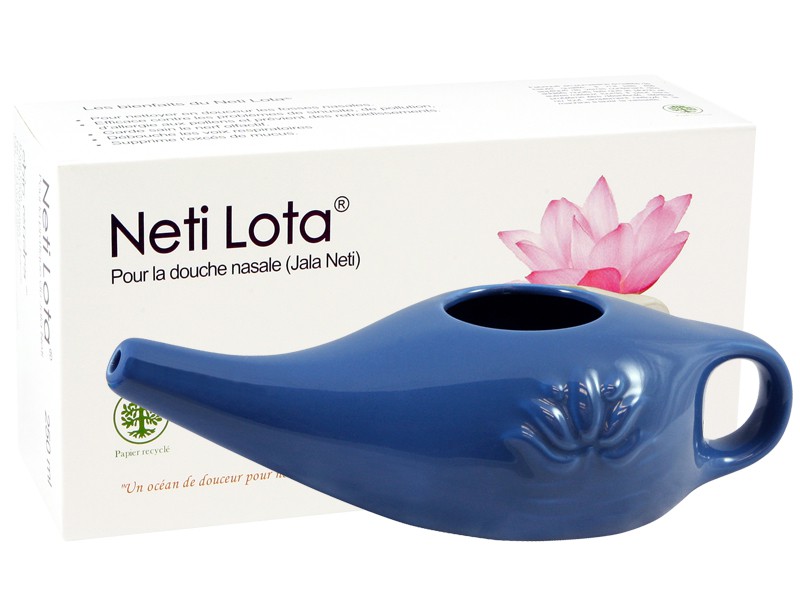 Lota en porcelaine émaillée 250ml Bleu indigo