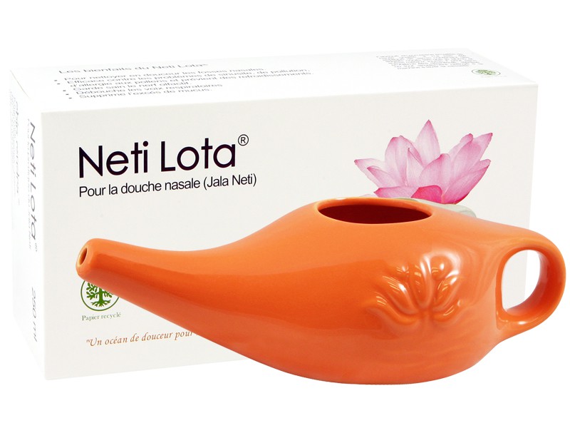 Lota en porcelaine émaillée 250ml Orange Safran