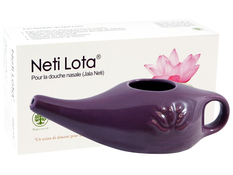 Lota en porcelaine émaillée 250ml Prune