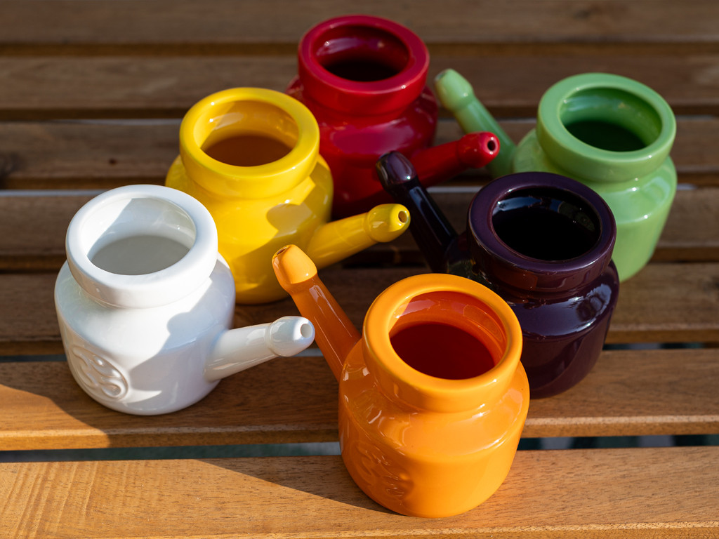 Lota Om en porcelaine émaillée 400ml Prune