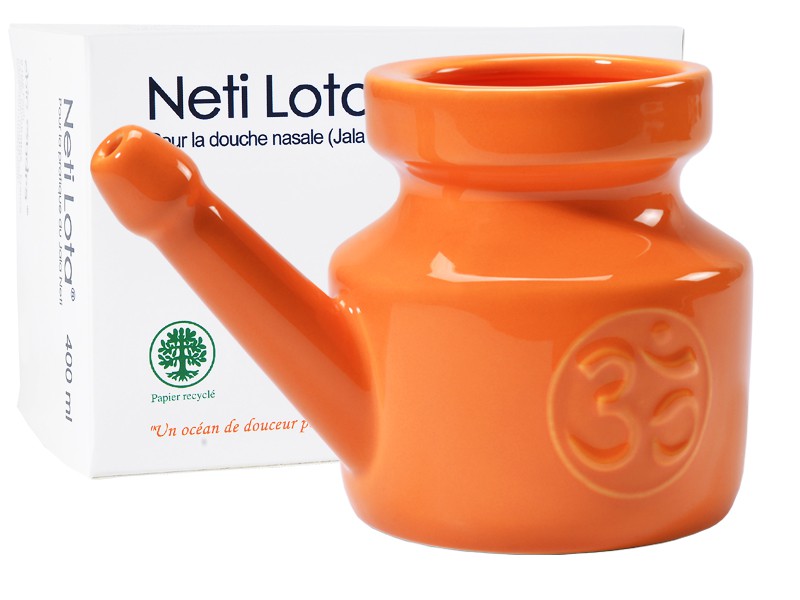 Lota Om en porcelaine émaillée 400ml Orange Safran