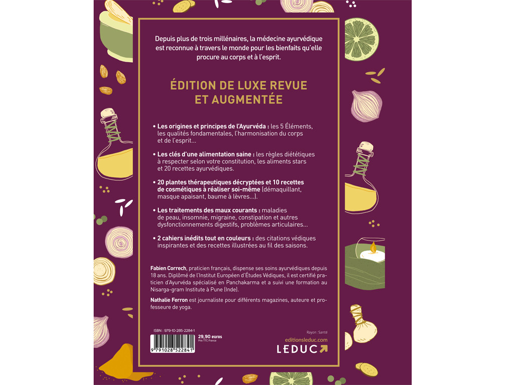 Ma bible de l'ayurveda - édition de luxe Nathalie Ferron, Fabien