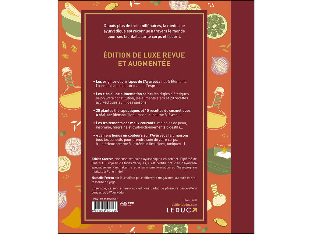 Ma bible de l'ayurveda - édition de luxe Nathalie Ferron, Fabien Correch