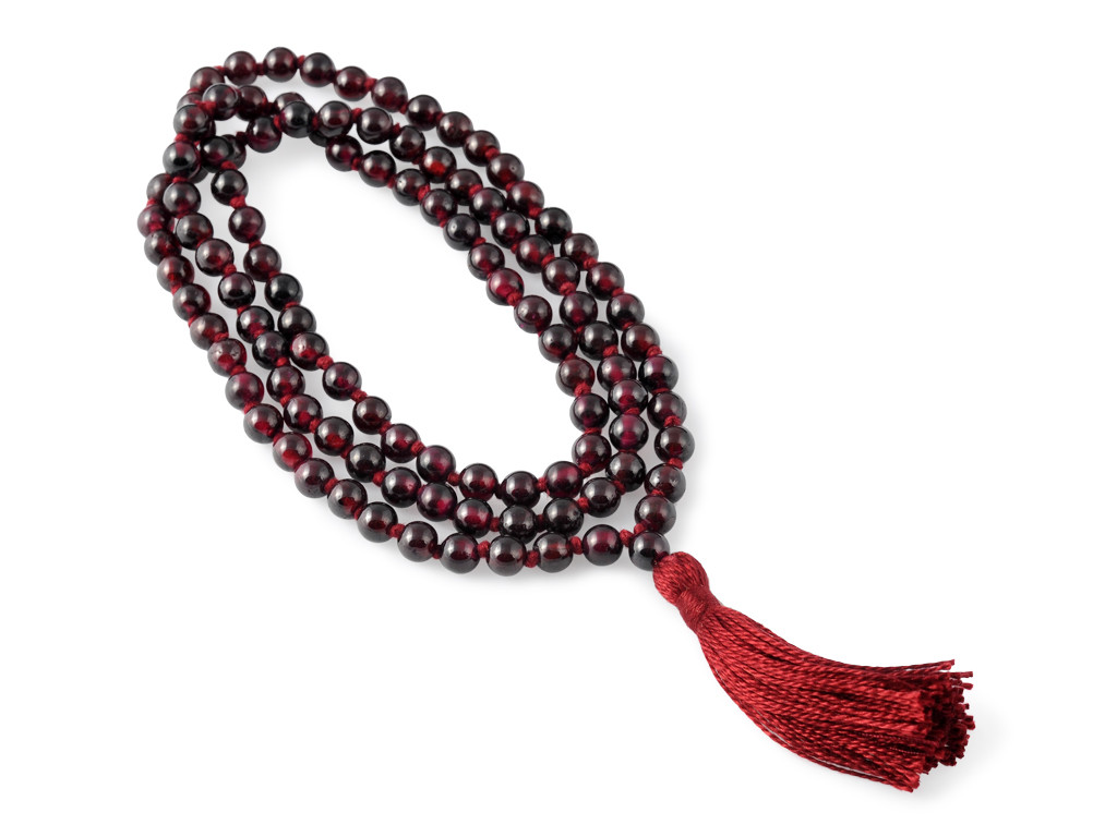 Mala 108 perles 8mm Grenat