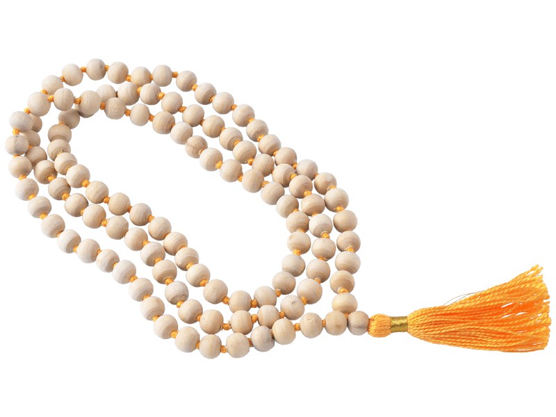 Mala 108 perle Tulsi 8mm