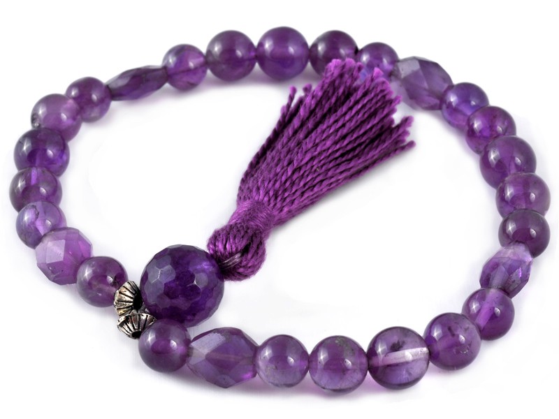 Mala 27 beads - Amethyst Wrist Mala Mala 27