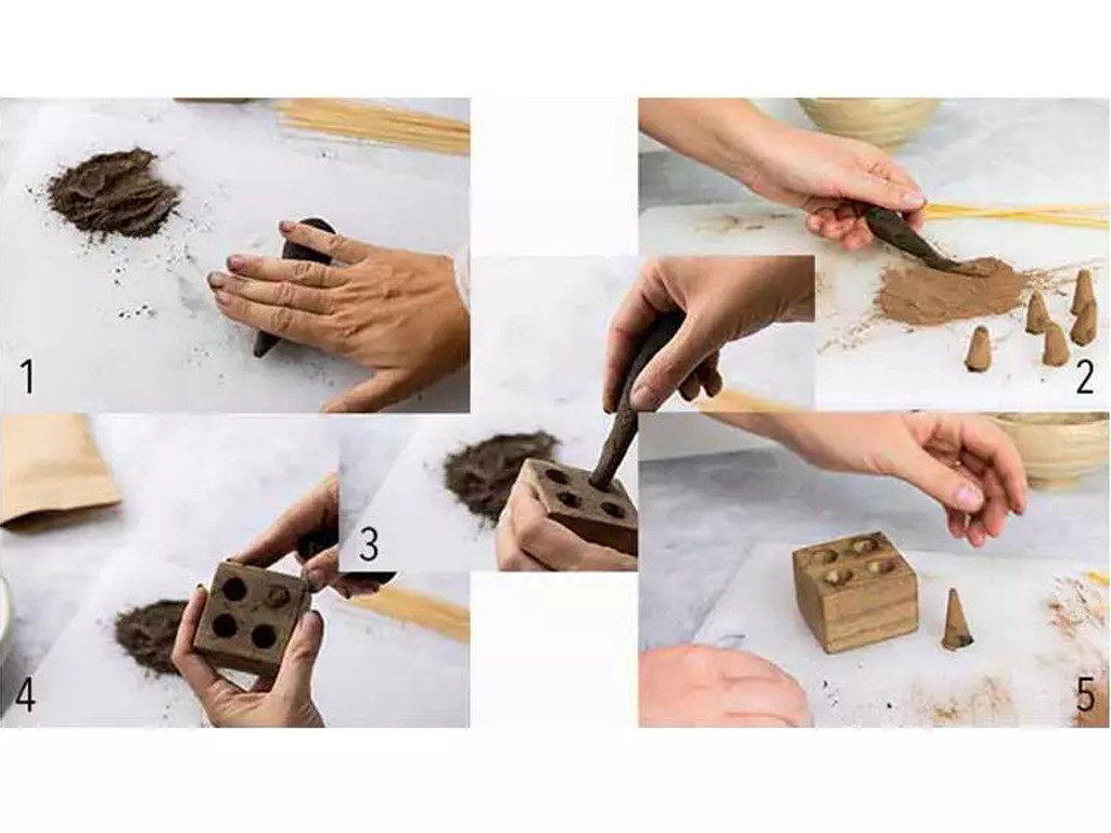 Minha oficina de incenso DIY Caixa