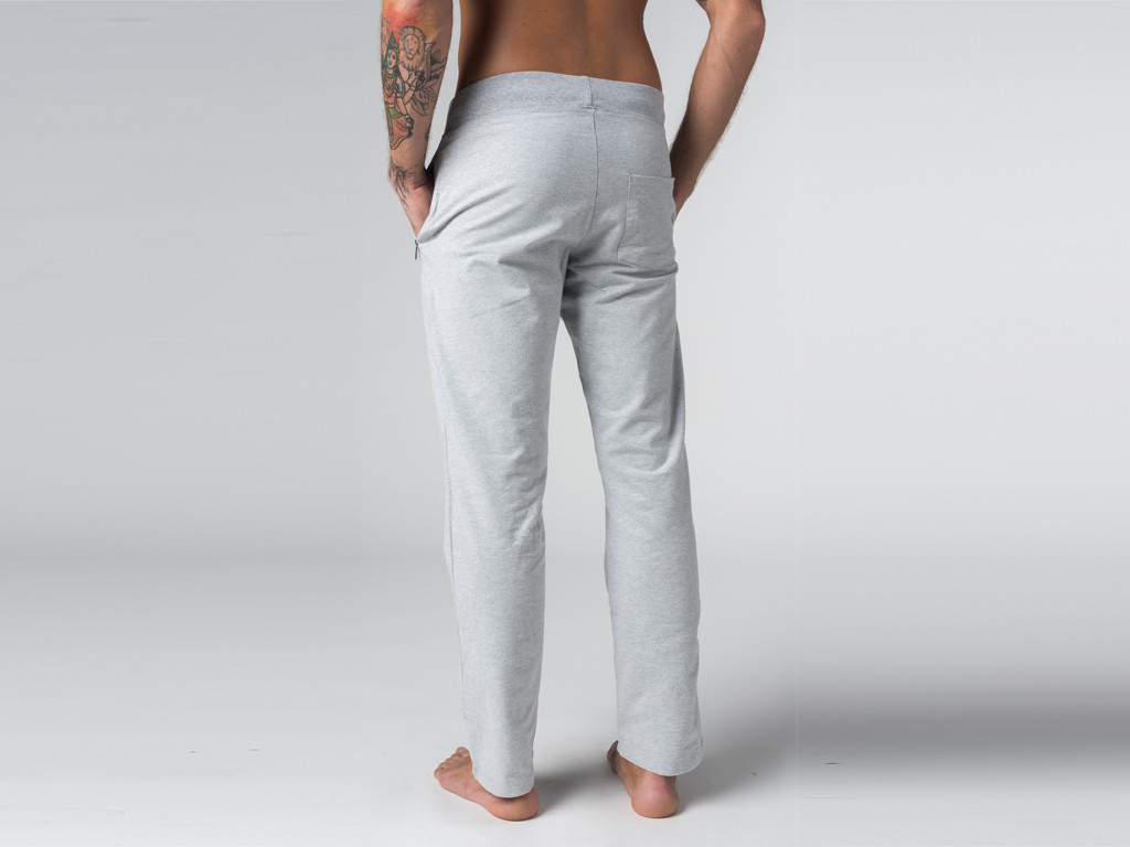 Pantaloni da yoga Comfort da uomo - Cotone biologico Grigio - Fine della serie
