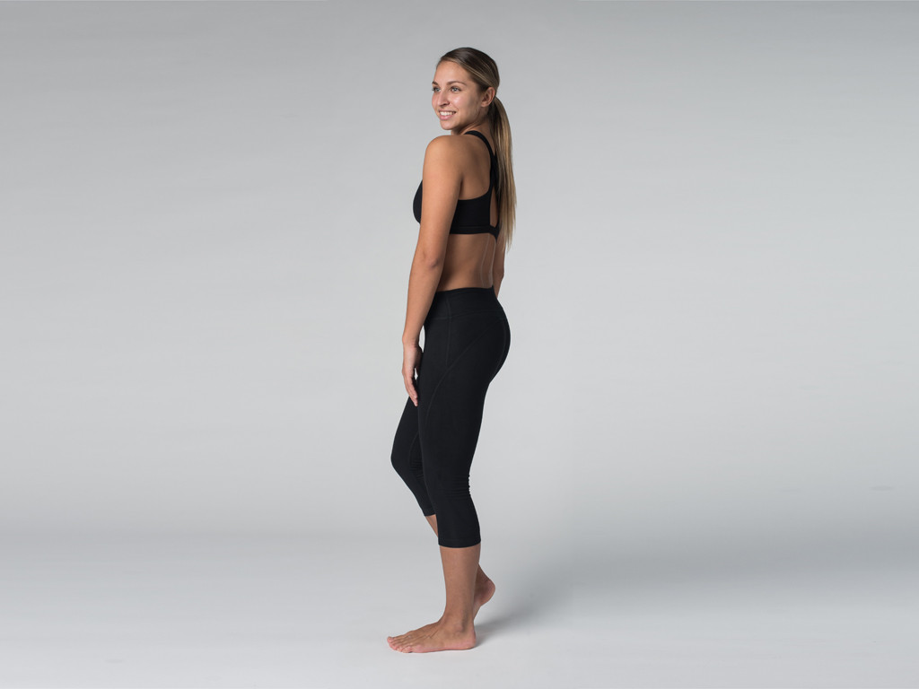 Pantalon de yoga Corsaire CAPRI 95% coton Bio et 5% Lycra Noir - Fin de Serie