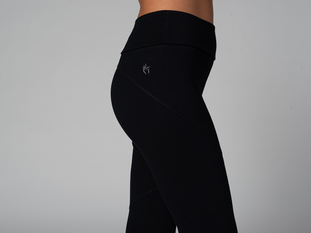 Pantalones de Yoga Corsaire - Ecológicos Negro