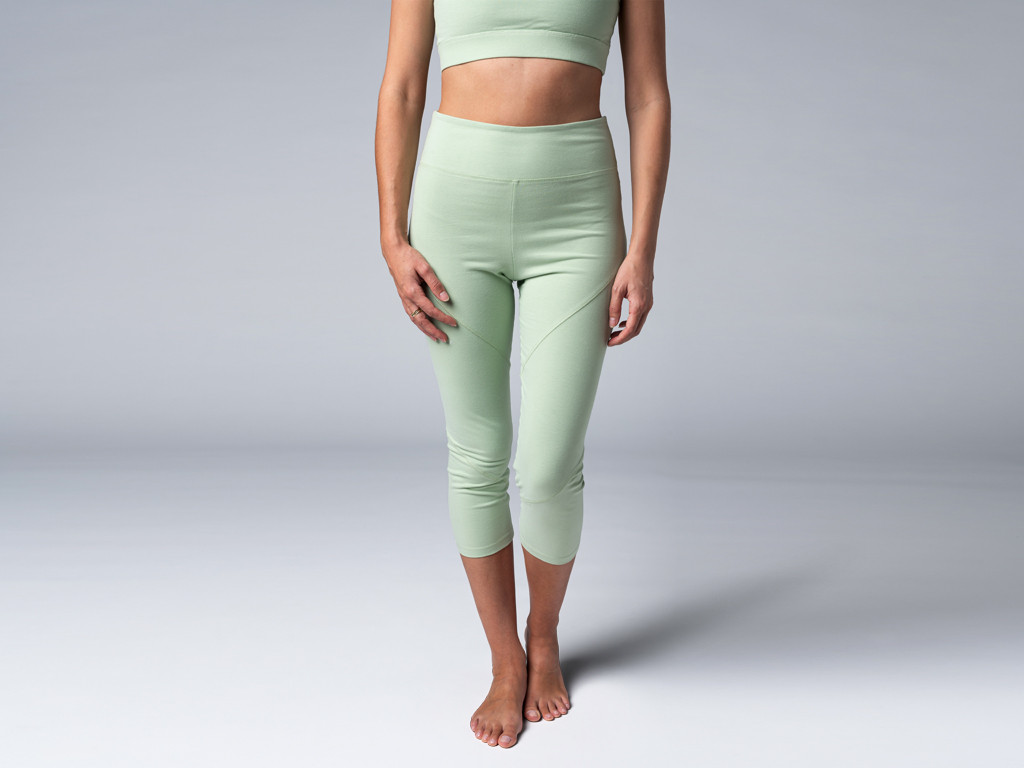 Pantalon de yoga Corsaire - Bio Vert