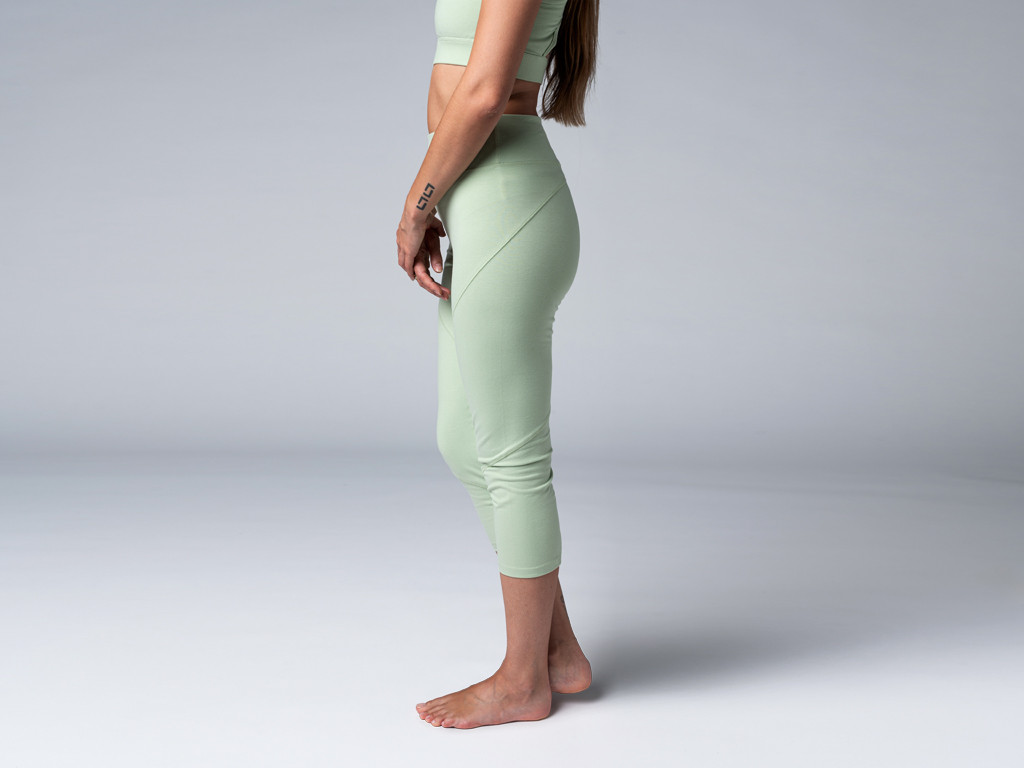 Corsaire Yoga Pants - Organic Green