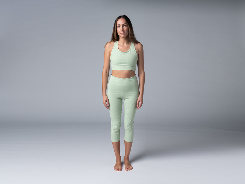 Pantalon de yoga Corsaire - Bio Vert
