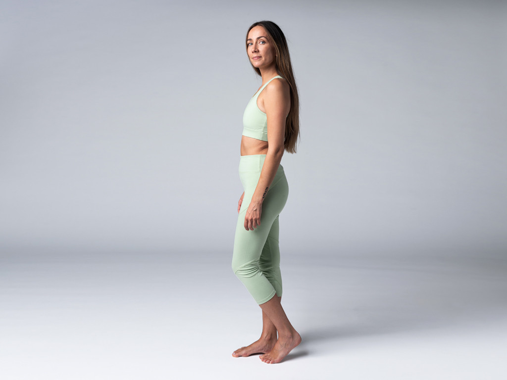 Pantalon de yoga Corsaire - Bio Vert