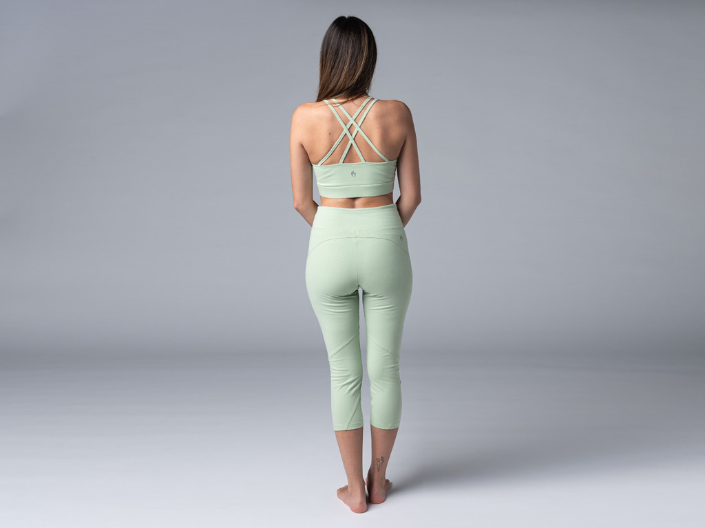 Pantalon de yoga Corsaire - Bio Vert