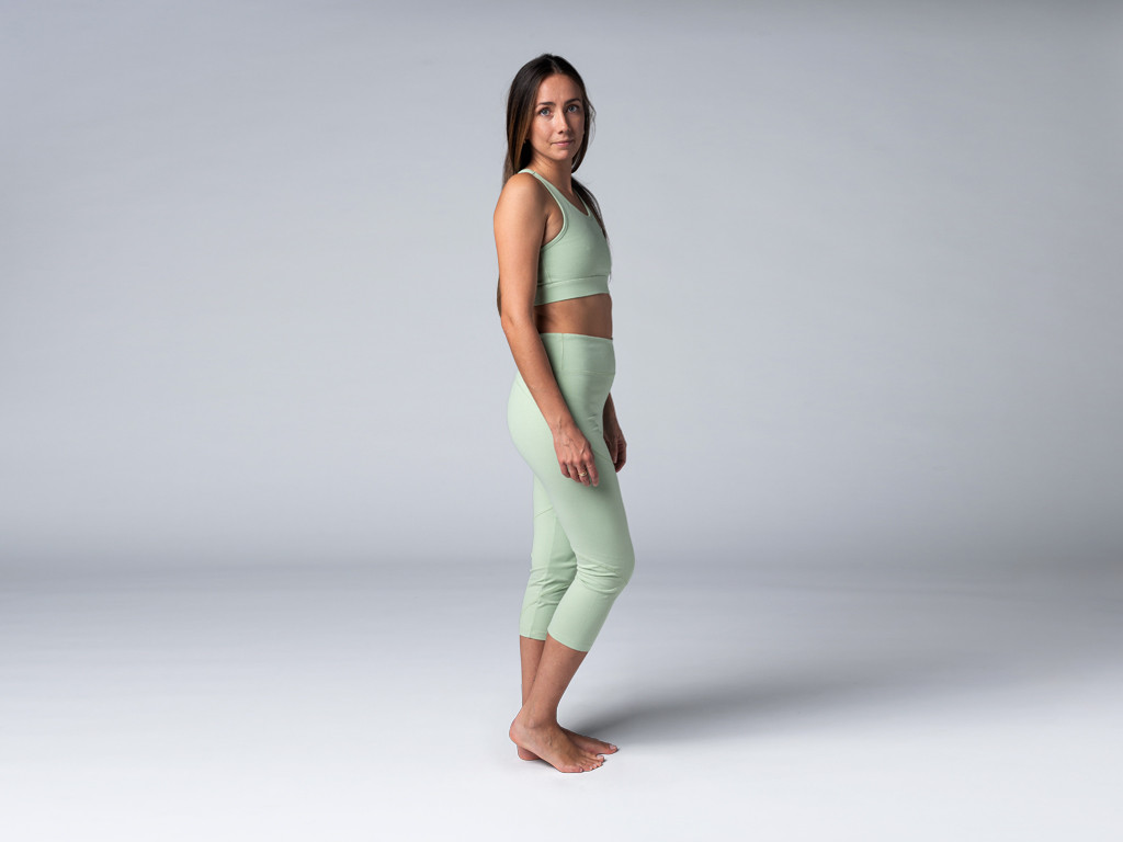 Corsaire Yoga Pants - Organic Green