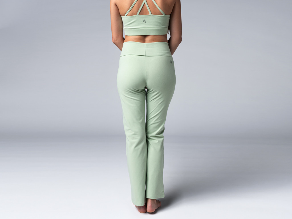 Pantalon de yoga femme Confort - Bio Vert