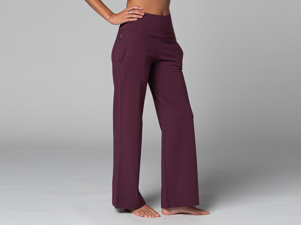 Pantalon de yoga Femme Jazzy - Bio Prune