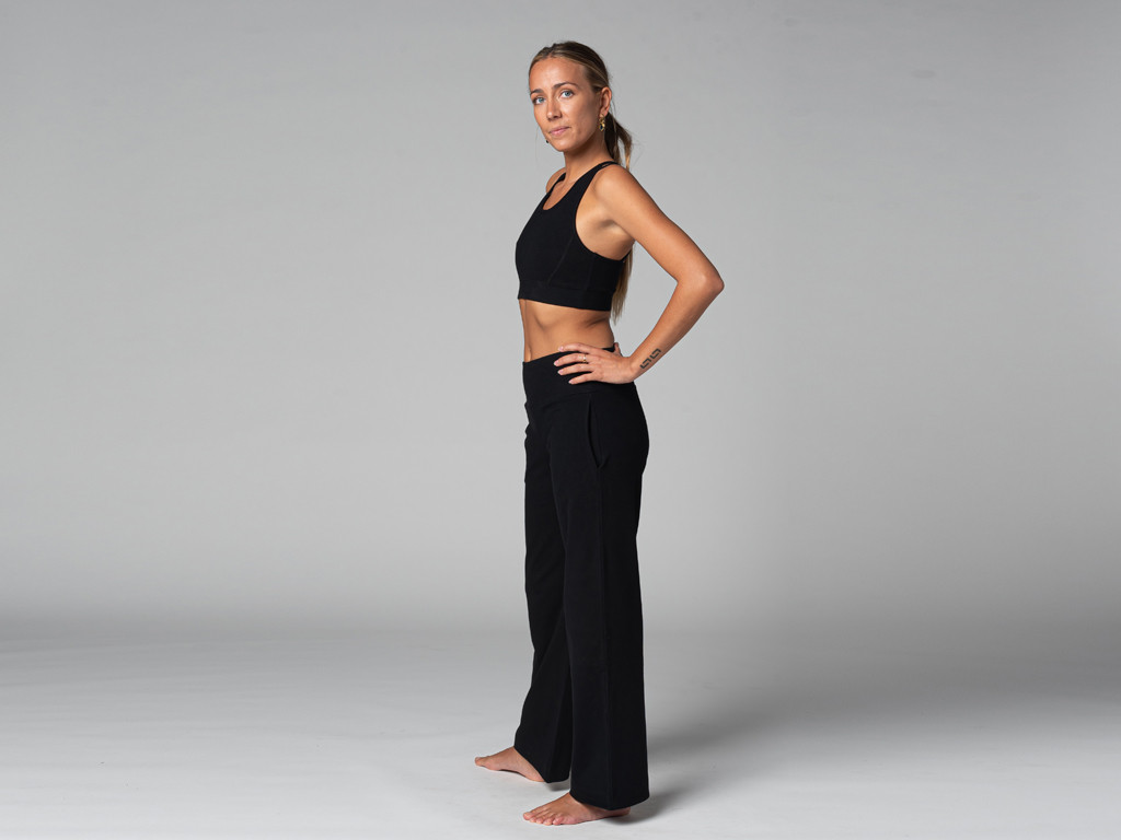 Pantalon de yoga Femme Jazzy - Bio Noir