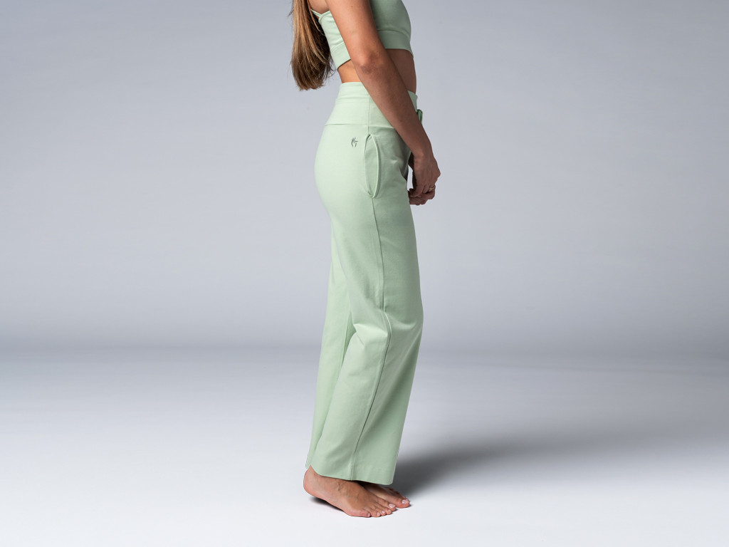 Pantalon de yoga Femme Jazzy - Bio Vert