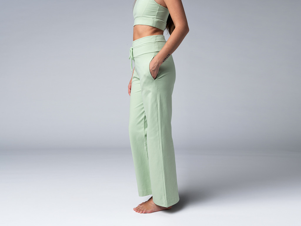 Pantalon de yoga Femme Jazzy - Bio Vert
