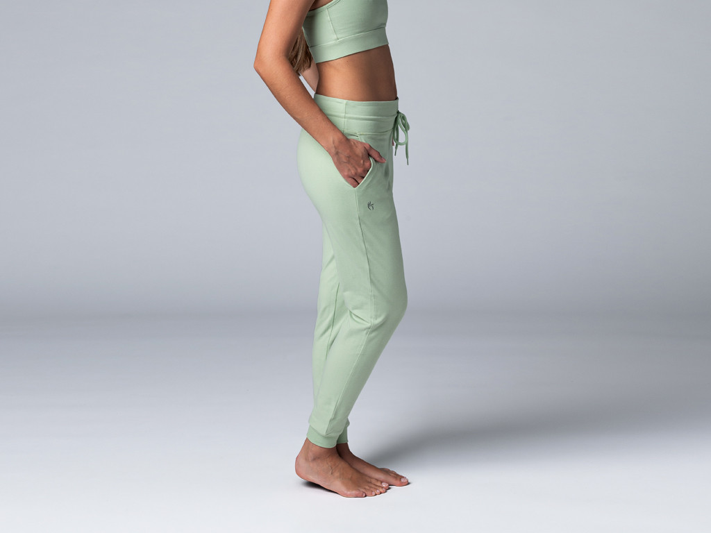 Pantalon de Yoga femme Jogg - Bio Vert