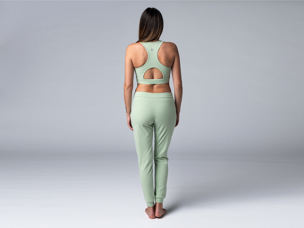 Pantalon de Yoga femme Jogg - Bio Vert