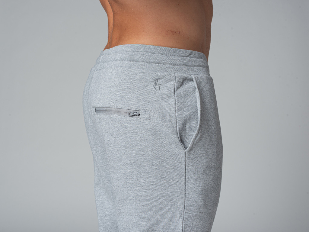 Men's Yoga Jogger Pants - Organic Grey