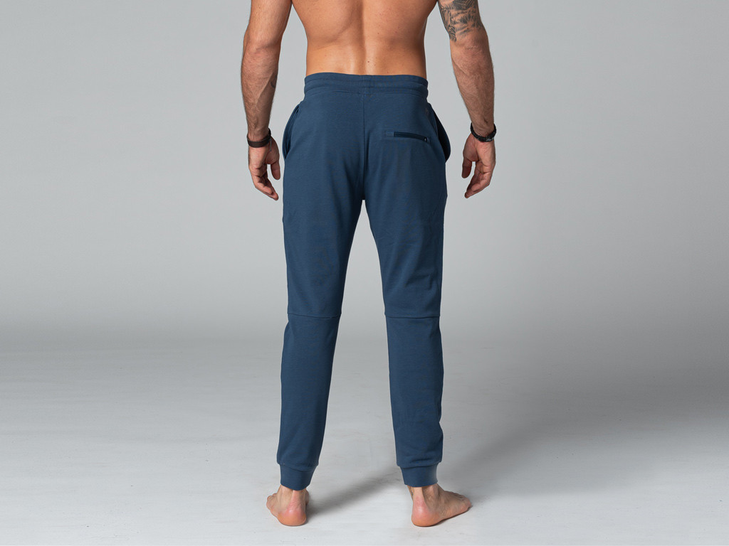 Pantaloni jogger da yoga da uomo - biologici Blu