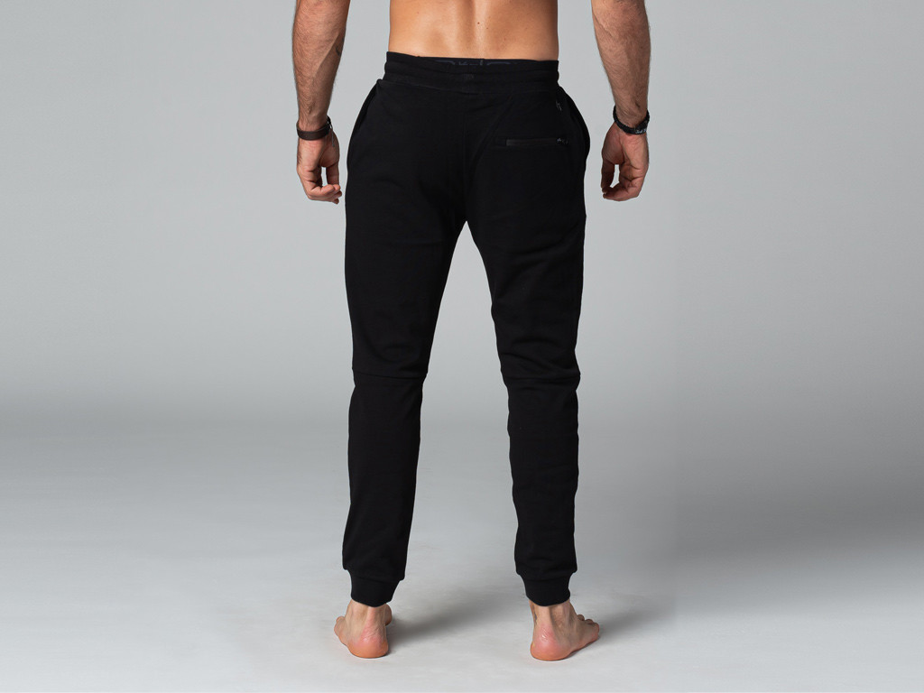 Pantalon de Yoga Homme Jogger - Bio Noir